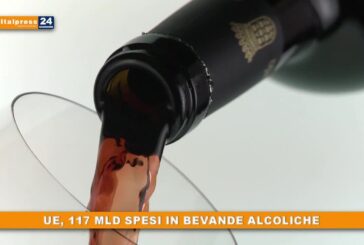 UE, 117 mld spesi in bevande alcoliche