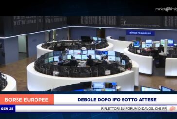EUROPA DEBOLE DOPO IFO SOTTO ATTESE, MILANO POCO MOSSA