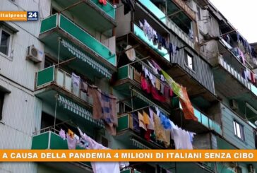 A causa della pandemia 4 milioni di italiani senza cibo