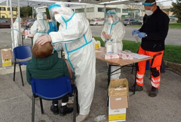 Seconda giornata di tamponi a Sinalunga