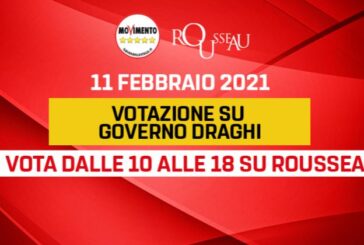 M5S, domani il voto sul sostegno al Governo Draghi
