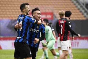 Derby all'Inter, Milan sconfitto 3-0 e ora a -4