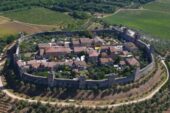 Monteriggioni: manutenzione in strada di Basciano