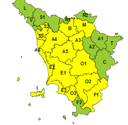 Codice giallo per vento forte fino a domenica 28 febbraio