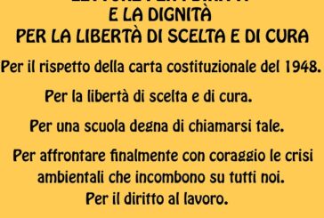 R2020 in piazza per chiedere il ripristino delle libertà democratiche