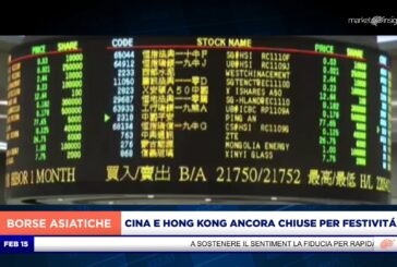 LISTINI ASIATICI POSITIVI, ANCORA ORFANI DI CINA E HONG KONG