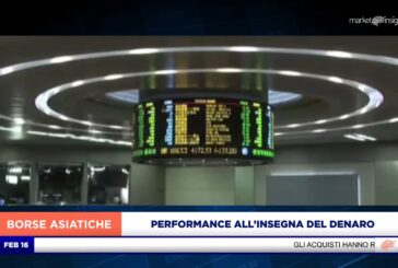 PERFOMARMANCE ALL’INSEGNA DEL DENARO PER I PRINCIPALI LISTINI ASIATICI, CINA CHIUSA PER FESTIVITÁ
