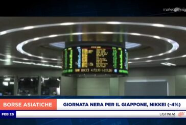 GIORNATA NERA PER I LISTINI ASIATICI