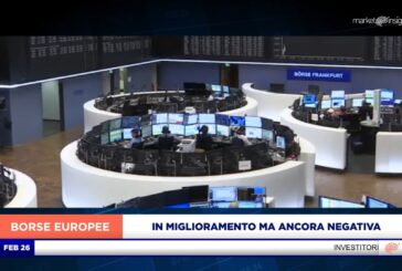 EUROPA IN MIGLIORAMENTO MA ANCORA NEGATIVA