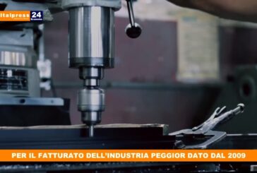 Per il fatturato dell’industria peggior dato dal 2009