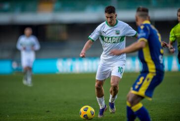 Vittoria e sorpasso, il Sassuolo batte 3-2 il Verona