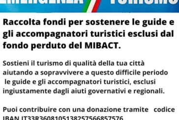 Raccolta fondi per le guide escluse dal Fondo Perduto del Mibact