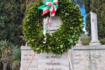 Il presidente del consiglio comunale Ciacci alle celebrazioni di Montaperti