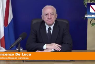 De Luca “Situazione seria, non tutti hanno capito che siamo in guerra”