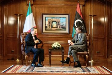 Draghi a Tripoli "In Libia c'è voglia di futuro"