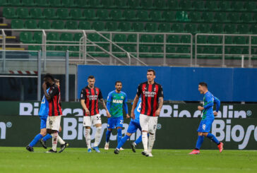Doppietta Raspadori e Milan ko, Sassuolo vince 2-1