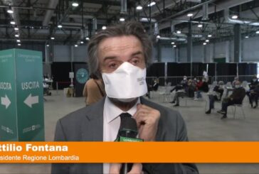 Fontana visita hub vaccinali di Crema, Soresina e Cremona