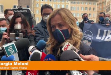 Droga, Meloni “In Italia situazione fuori controllo”