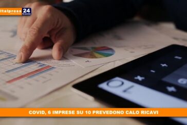 Covid, 6 imprese su 10 prevedono calo ricavi