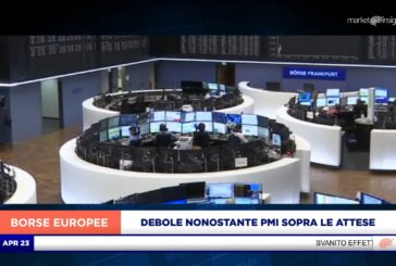 EUROPA DEBOLE NONOSTANTE PMI SOPRA LE ATTESE