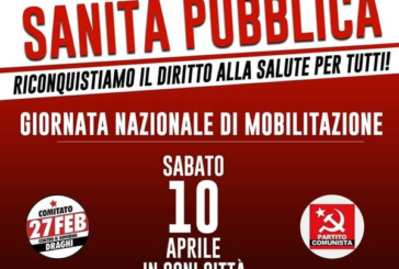 Il Comitato 27 febbraio in piazza con “Riconquistiamo il diritto alla salute di tutti”