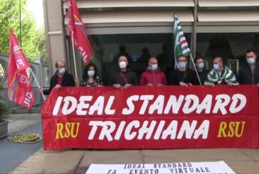 Lavoratori Ideal Standard temono delocalizzazione, manifestazione a Milano