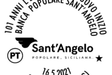 Banca Popolare Sant'Angelo, un annullo postale speciale per i 101 anni