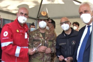 Il generale Figliuolo al Palagiannelli: “Qui l’Italia che fa gioco di squadra e vince”