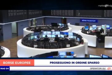  LE BORSE EUROPEE PROSEGUONO IN ORDINE SPARSO A METÁ SEDUTA