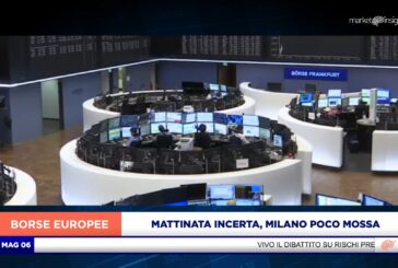 MATTINATA INCERTA PER L’EUROPA, MILANO POCO MOSSA