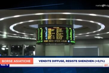 VENDITE DIFFUSE PER LE BORSE ASIATICHE