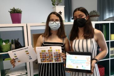 Giulia e Chiara al Centro Dedalo – SOS Dislessia di Siena 