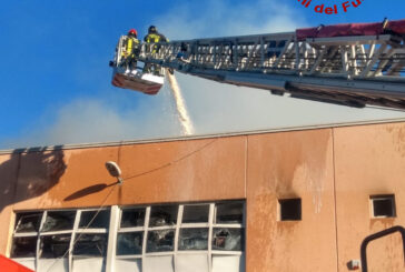 Incendio in un capannone a Poggibonsi