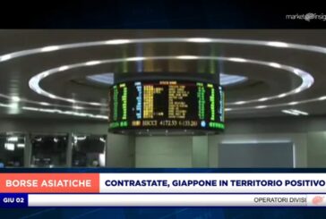 SEDUTA CONTRASTATA PER LE PIAZZE ASIATICHE, GIAPPONE IN TERRITORIO POSITIVO