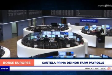 MATTINATA POCO MOSSA PER LE BORSE EUROPEE
