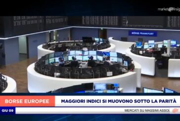 I MAGGIORI INDICI EUROPEI SI MUOVONO SOTTO LA PARITÀ