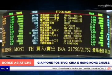 SEDUTA IN TERRITORIO POSITIVO PER I LISTINI GIAPPONESI, CINA E HONG KONG CHIUSE