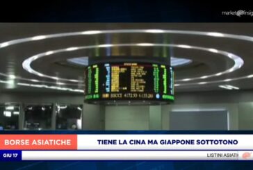 LISTINI ASIATICI CONTRASTATI, TIENE LA CINA MA GIAPPONE SOTTOTONO