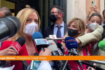 Amministrative, Meloni: “Centrodestra compatto”