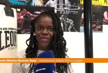 Sport, a Bologna una figurina speciale per Pamela Sawa