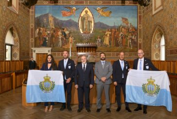 Consegnate le bandiere, parte l'avventura olimpica di San Marino