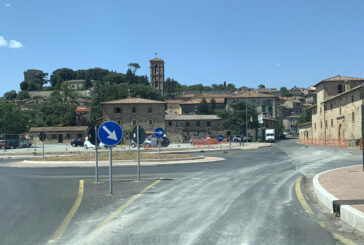 Sarteano: ultimi lavori, prima della nuova viabilità di Sarteano