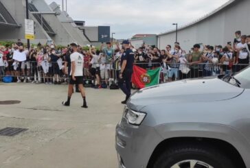Tifosi in delirio per Cristiano Ronaldo