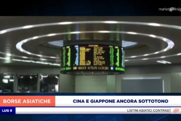 CINA E GIAPPONE ANCORA SOTTOTONO, RIMBALZA HONG KONG (+1%)
