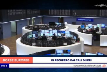 BORSE EUROPEE IN RECUPERO DAI CALI DI IERI A METÁ SEDUTA