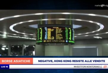 SENTIMENT CONTRASTATO PER I MERCATI ASIATICI, HONG KONG RESISTE ALLE VENDITE