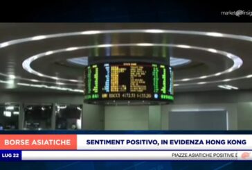 SENTIMENT POSITIVO PER I MERCATI ASIATICI, IN EVIDENZA HONG KONG