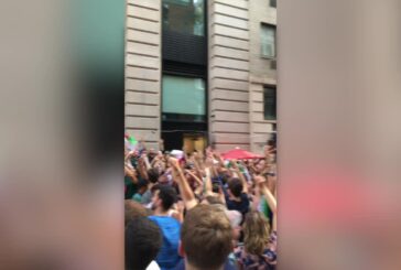 Anche a New York festeggiamenti per il trionfo degli Azzurri