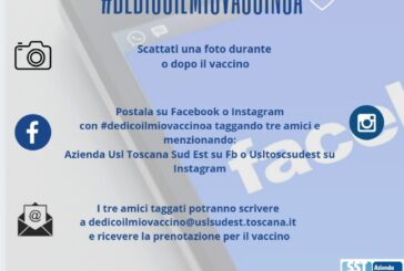 #dedicoilmiovaccinoa: parte la campagna social dell’Ausl Tse