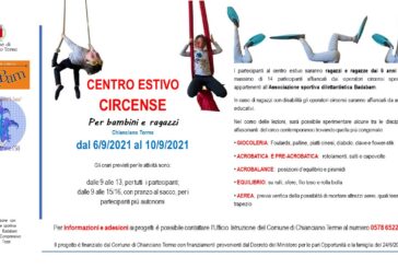 A Chianciano il primo centro estivo circense con Badabam… prima della scuola